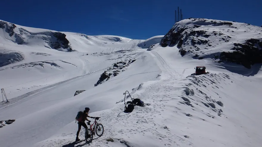 VTT sur neige à Roubion